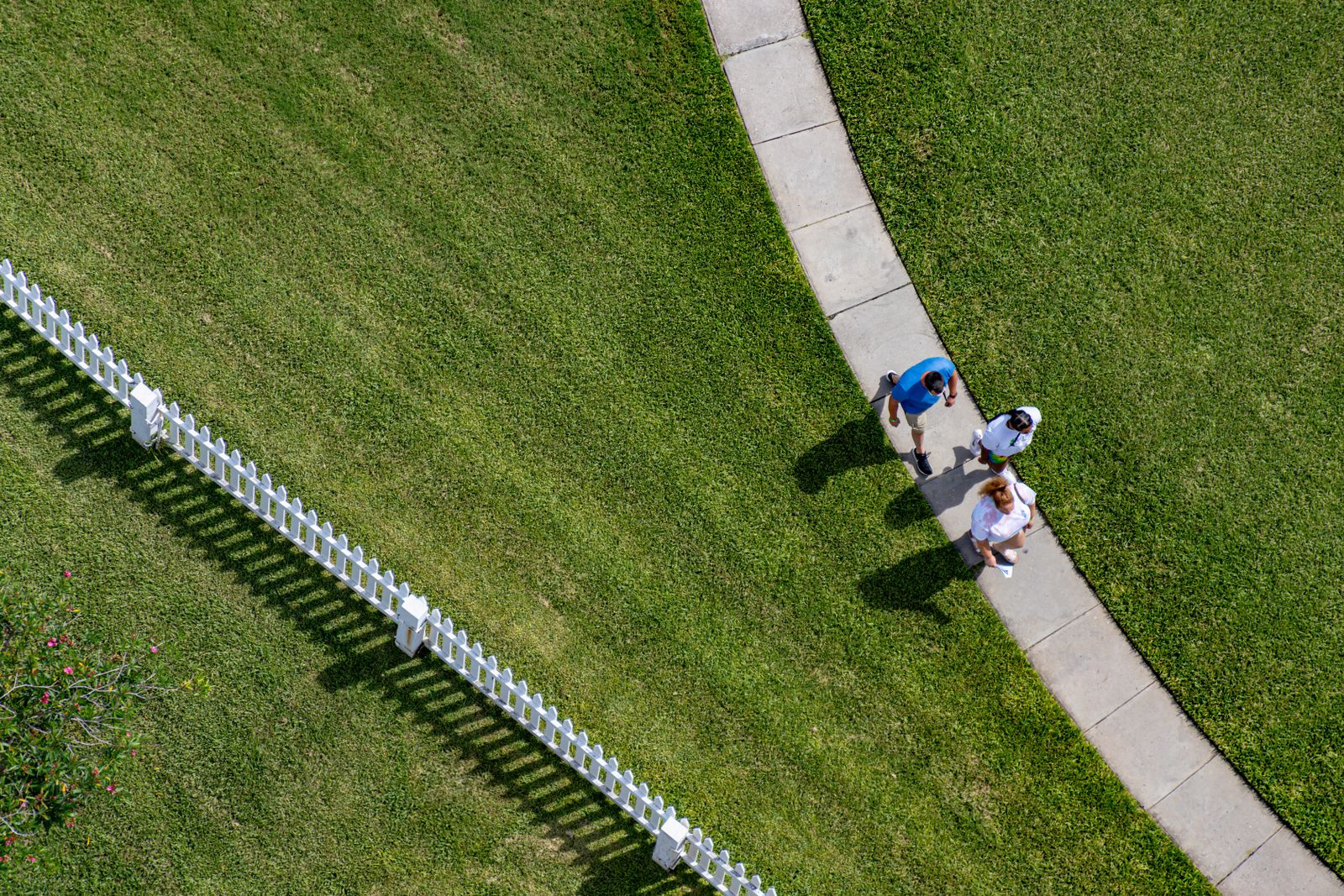 Aerial view of a coastal Pinellas County neighbourhood
